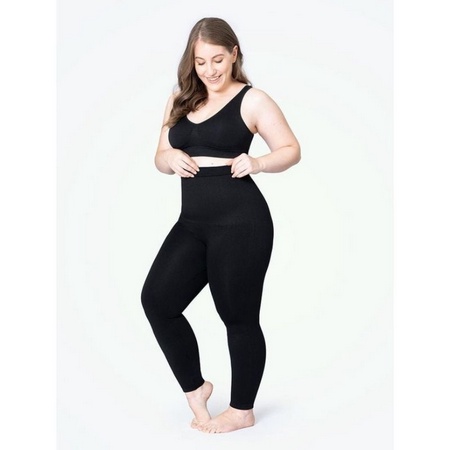 legging tebal wanita super jumbo polos hitam import