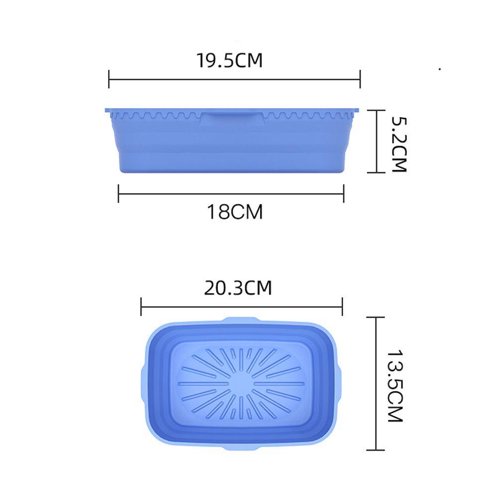 Top Silicone Pot Persegi Aksesoris Memasak Baking Basket