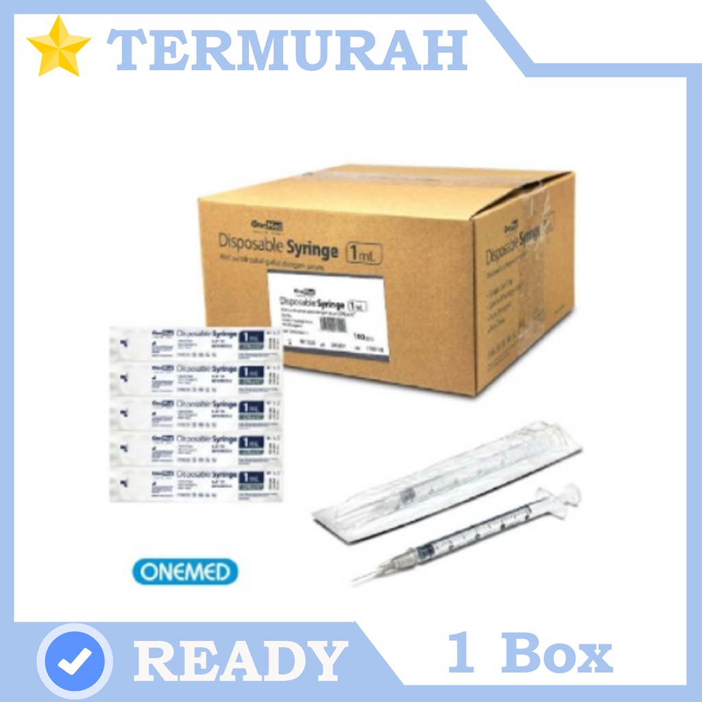 1 Box Spuit Ukuran 1ml Merk Onemed