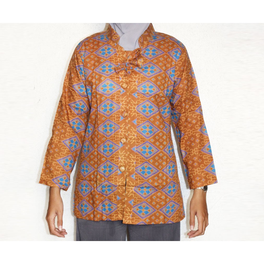 Blouse Batik Wanita I Blus Batik I Blus Kerja Wanita Batik Arsha