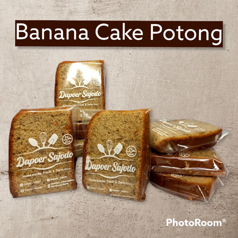 

Bolu Pisang Potong Banana Cake Dapoer Sajodo