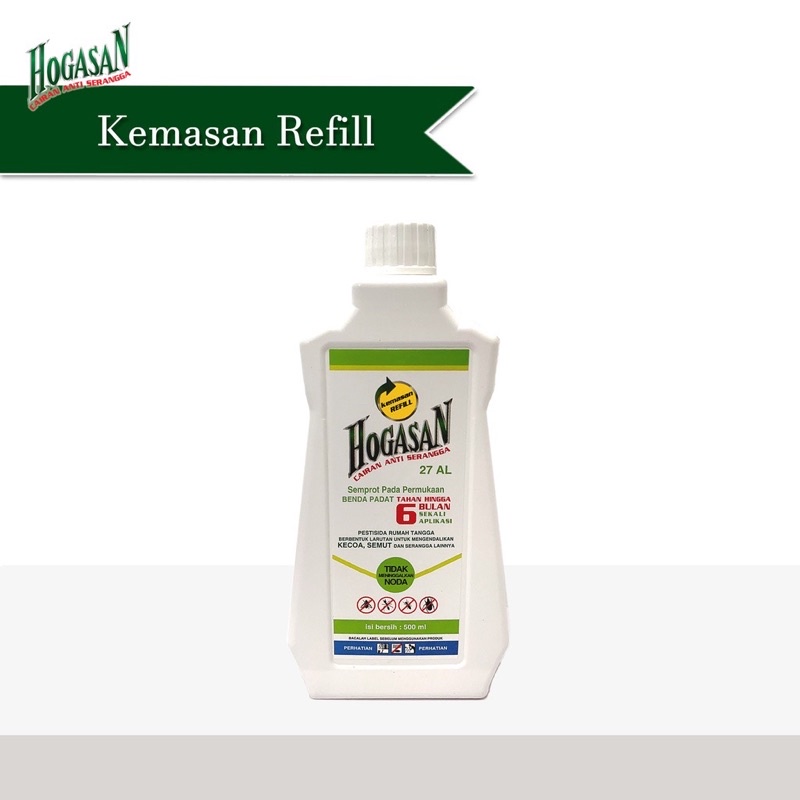 Hogasan Cairan Anti Serangga REFILL 500ml EXP 2025