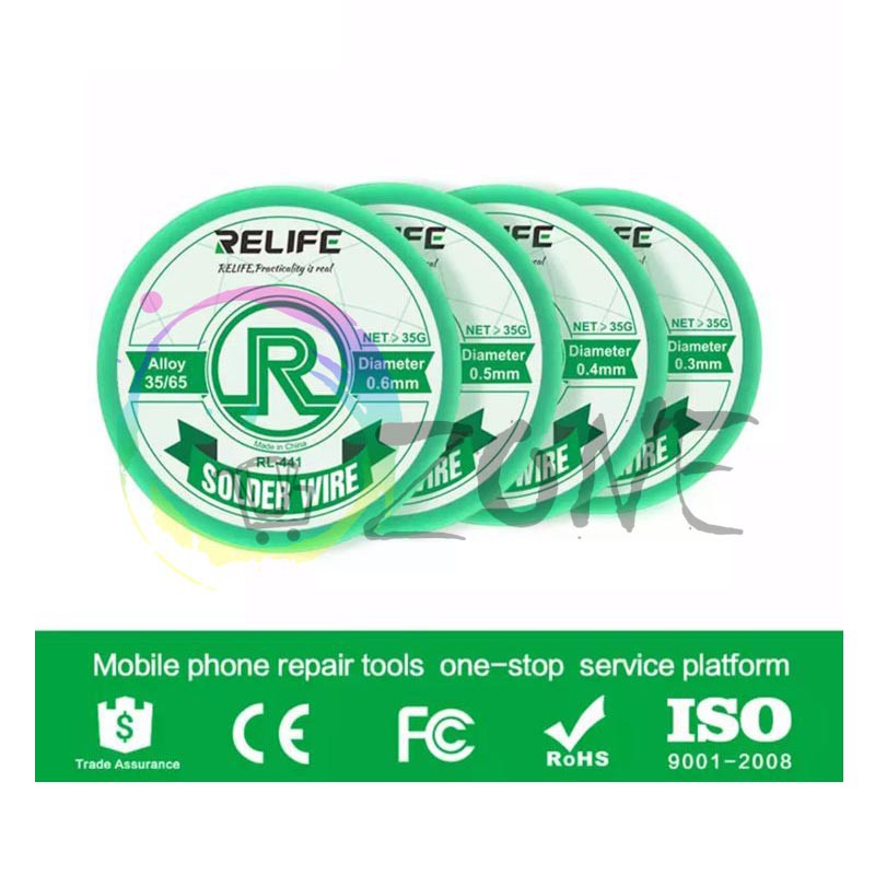 TIMAH SOLDER - SOLDERING WIRE RELIFE RL-441 35G