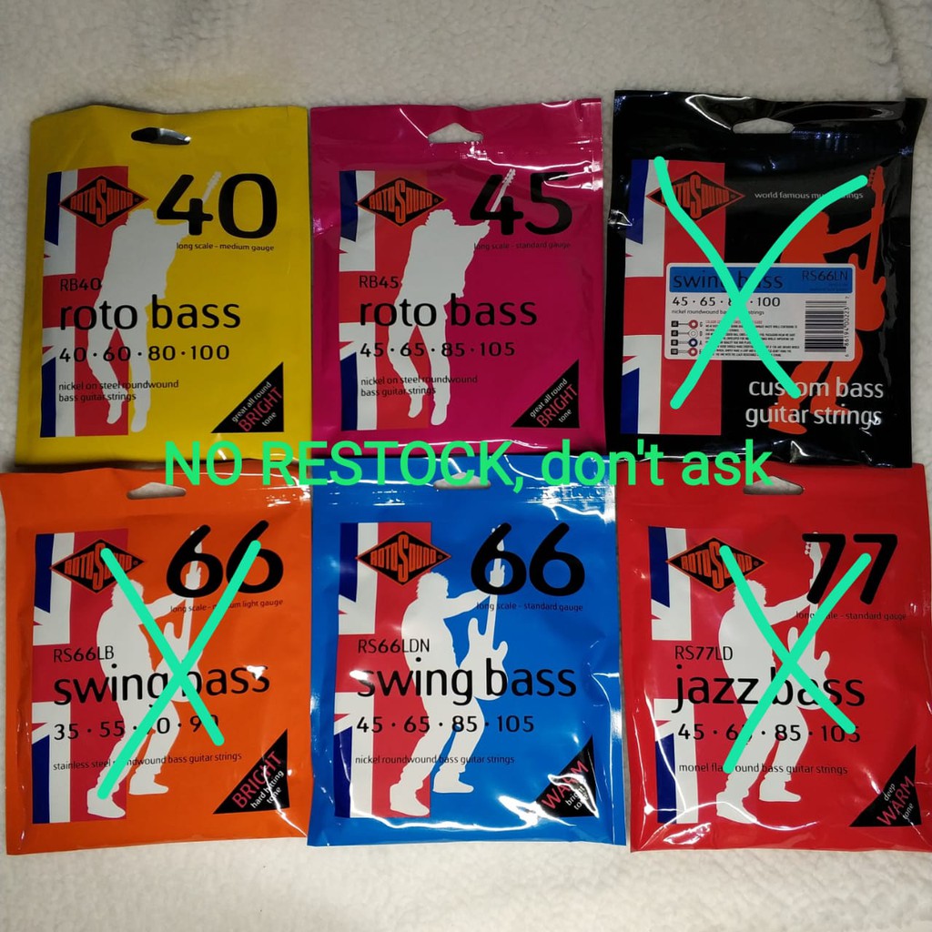 Senar Rotosound String Gitar Bass 4 string