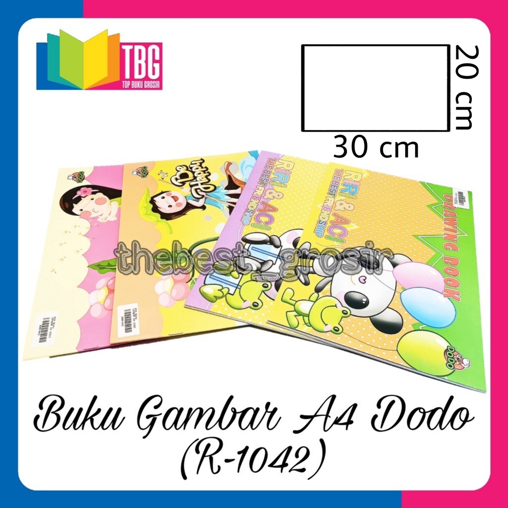 

1 PCS (8 LEMBAR) BUKU GAMBAR A4 DODO / DRAWING BOOK (R-1042)