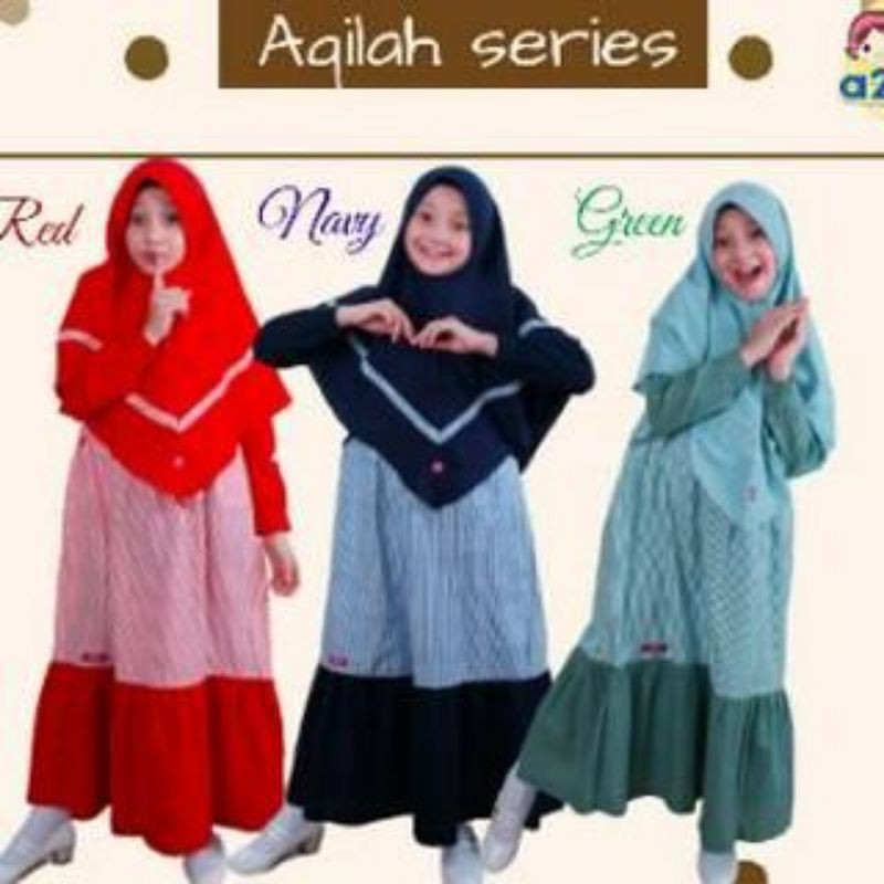 COD gamis aqilah / gamis anak a2kids /gamis anak premium / SR.KIDS /baju muslim anak