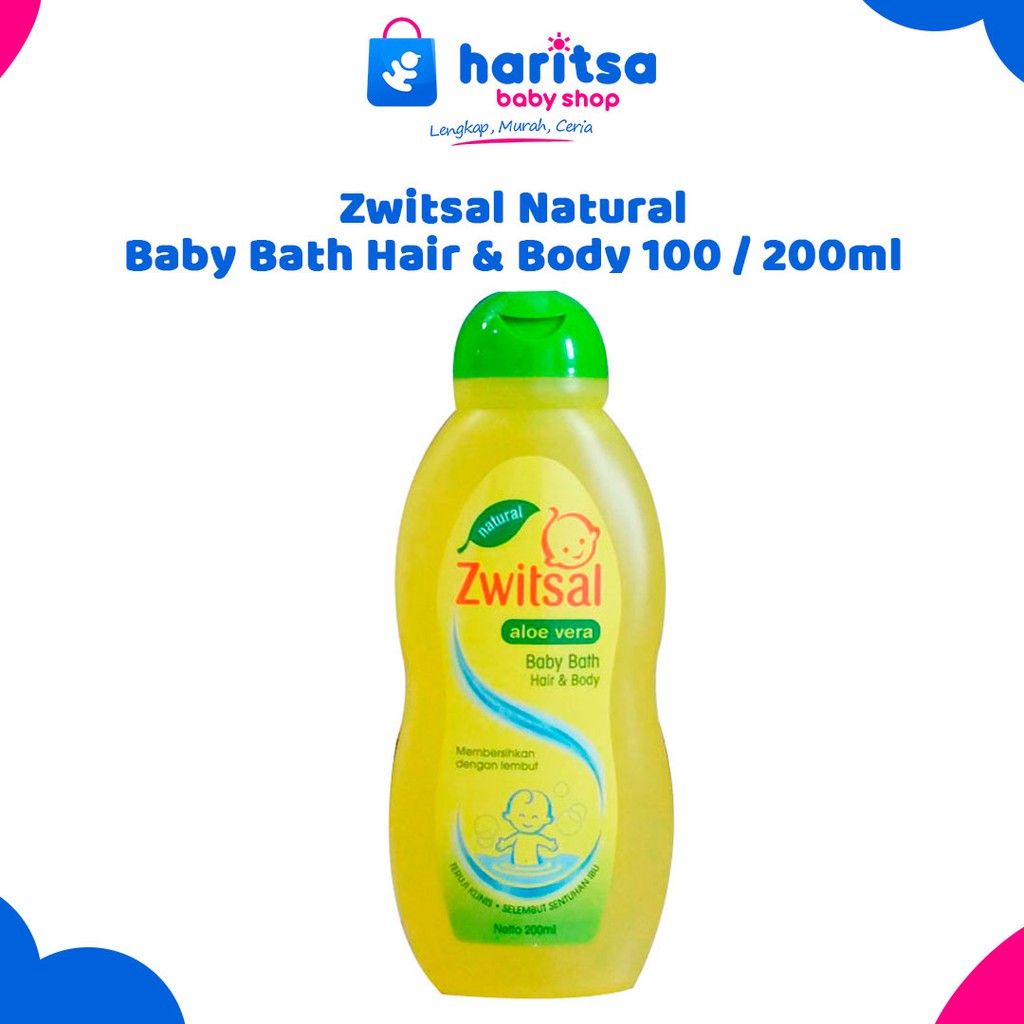 Zwitsal Natural Baby Bath Hair &amp; Body 100ml / 200ml