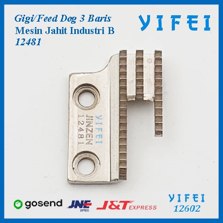 Gigi Feed/Dog Mesin Jahit Industri B/Gigi Jahit 3 baris YIFEI-12602