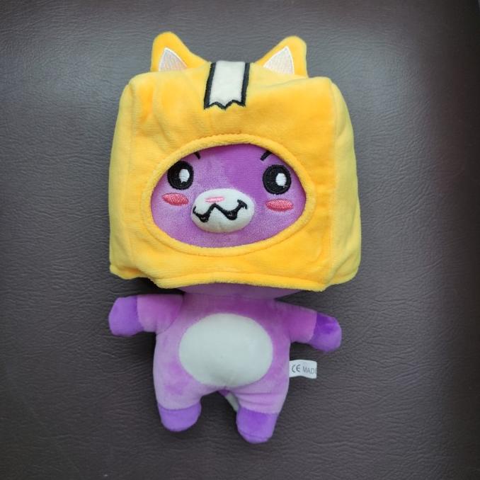 Lankybox FOXY Stuffed Toy Kid Game Figure Plush Doll 25cm/9.8in