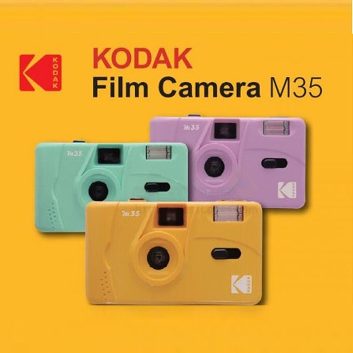 Kodak Film Camera M35 Kuning Ungu Hijau Shopee Indonesia