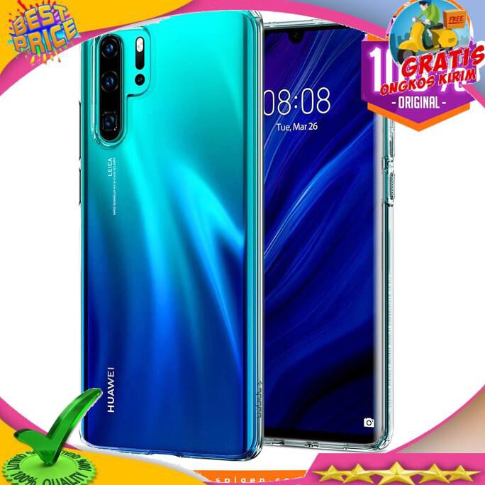 NEW PRODUK CASE HUAWEI P30 PRO SPIGEN CLEAR SOFTCASE LIQUID CRYSTAL CASING COD