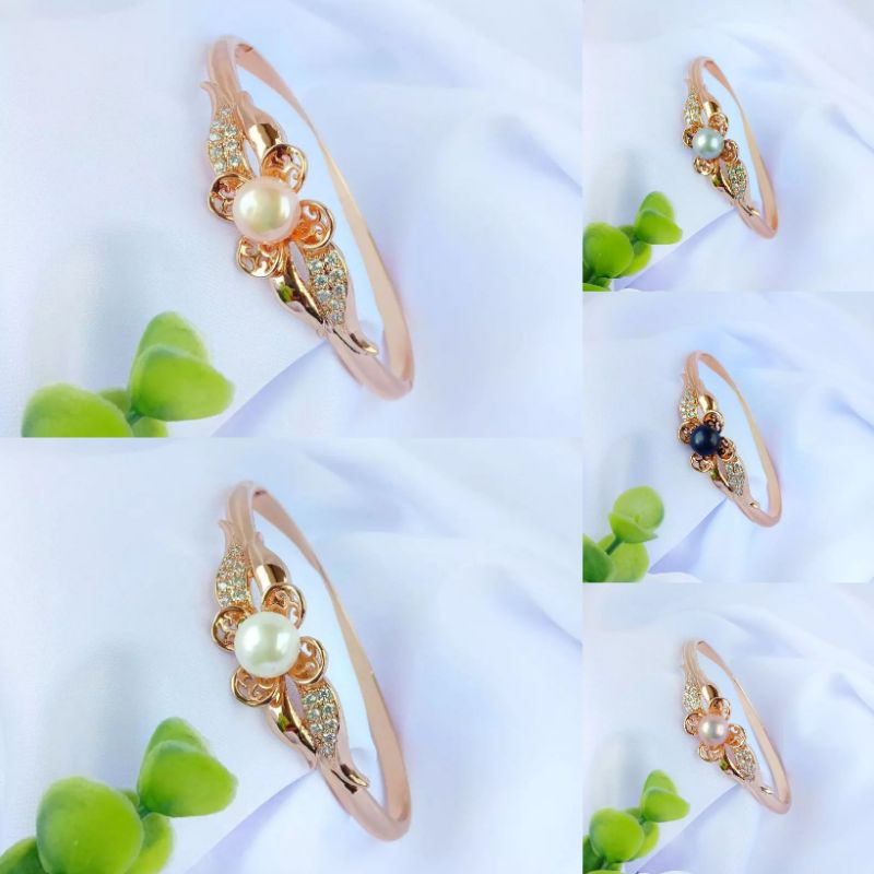 Gelang kaku mutiara lombok|Gelang mutiara asli lombok|Gelang mutiara lombok