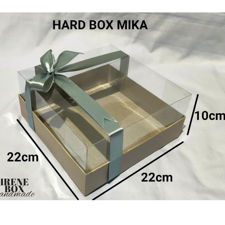 

New Limited Box Mika / Hard Box / Gift Box / Kotak Kado / Packaging / Box Hampers / Box Seserahan / Box Hantaran / Box Souvenir / 22x22x7 / 22x22x10