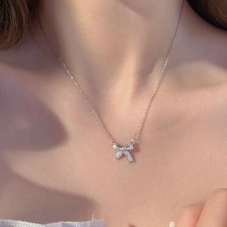 ✿AYN✿K32 Kalung Wanita Liontin Pita Style Rantai Chain
