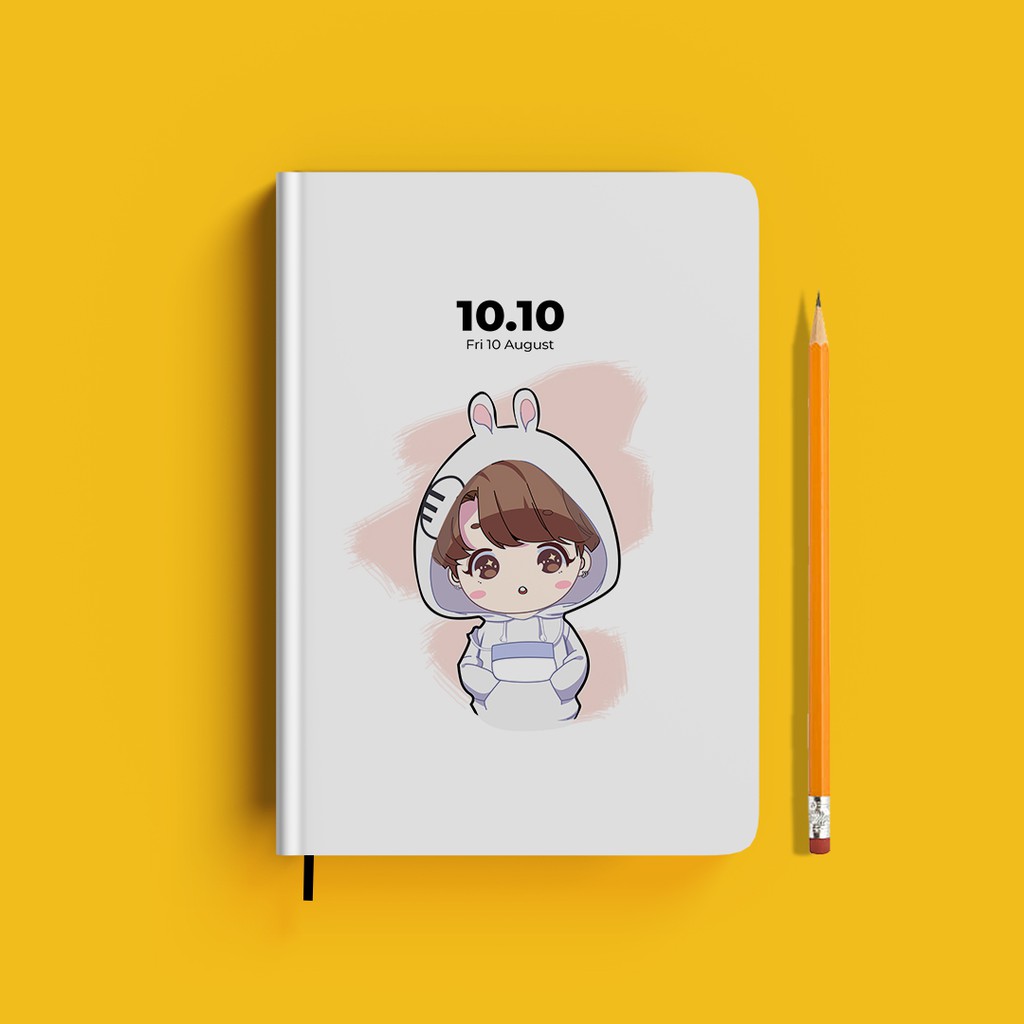 

Buku Catatan Bergaris Tebal A5 100 Lembar Sampul Hardcover-20