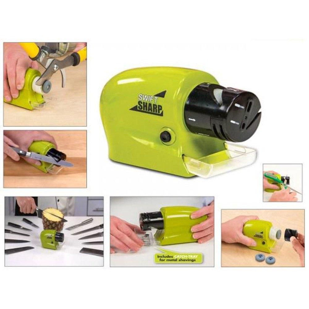 Asahan Pisau Otomatis / Swifty Sharp / Motorized knife sharpener Ori