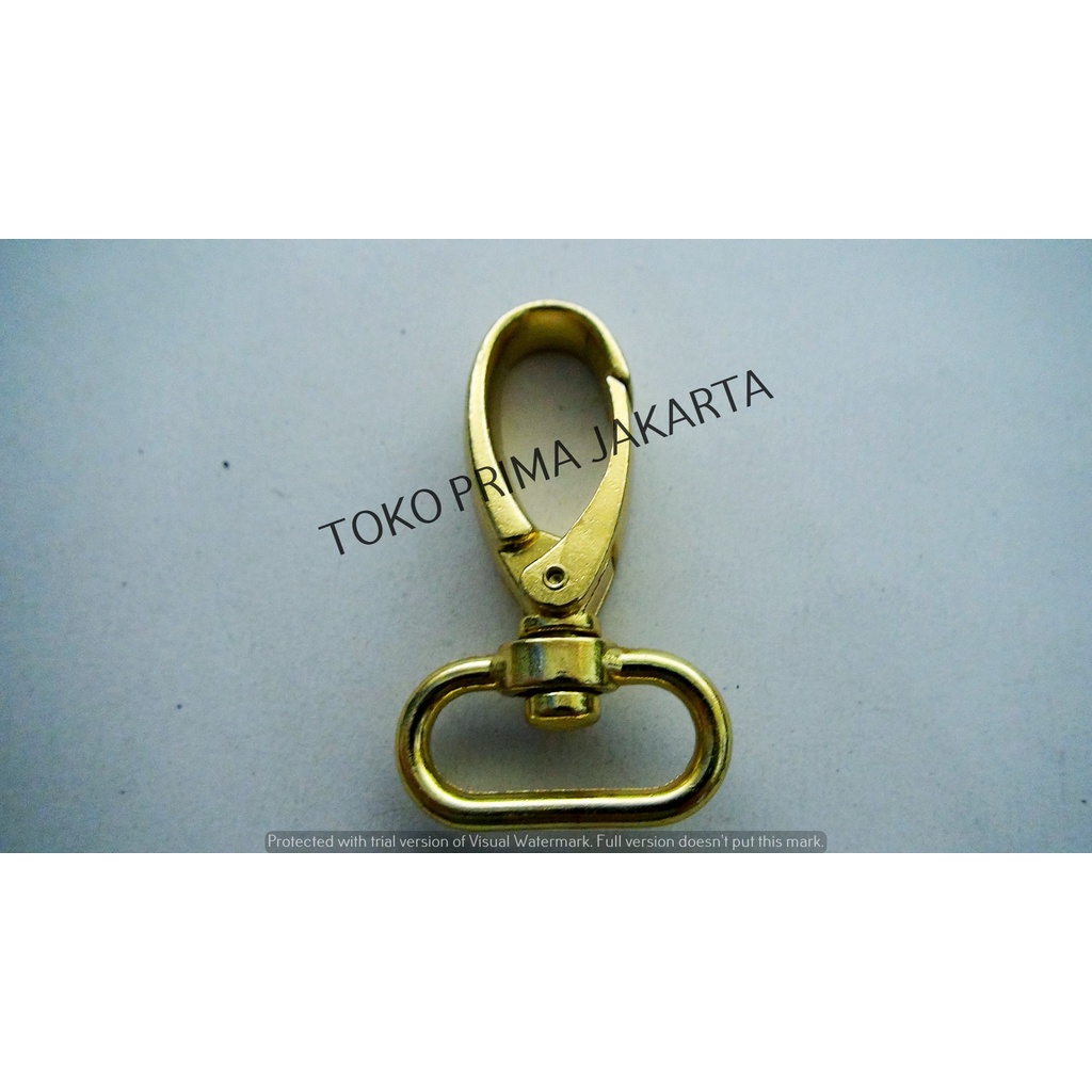 

AKSESORIS CANTELAN GANTUNGAN KOKOT KAITAN METAL BAG HOOK PENGAIT BESI 212-25 MM MAS