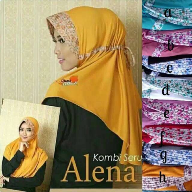 JILBAB SERUT KOMBI MOTIF