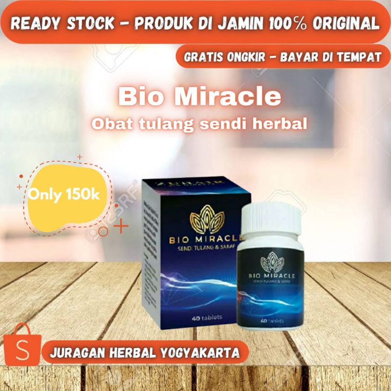 Obat tulang sendi herbal BIO MIRACLE Asli 100% original