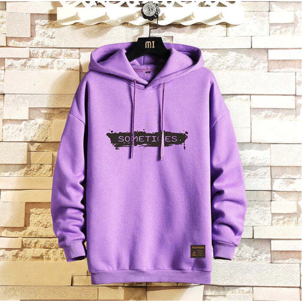 Sometimes Jumper Hoodie II Sometimes Sweater Hoodie II Sweter Oblong Topi SIZE M - XL ( Pria &amp; Wanita / Anak &amp; Dewasa )