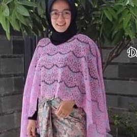 Kebaya Atasan Cape Glitter Fushia dan Lainnya