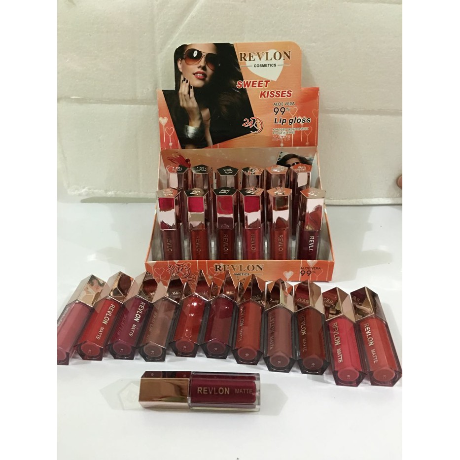 REVLON MATTE ELEGAN / REVLON LIP GLOSS MATTE SWEET KISSES