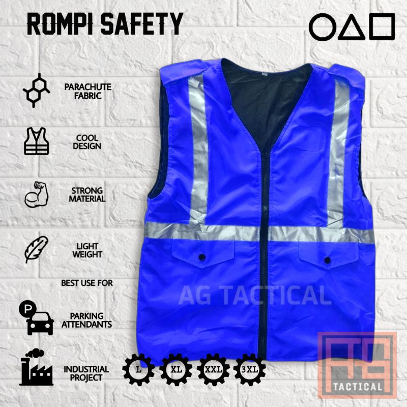 Rompi proyek/rompi parkir/rompi safety