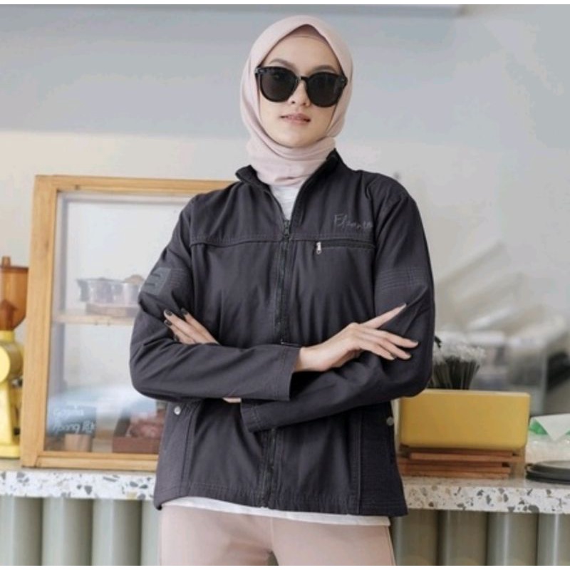 Jaket Wanita Cotton Canvas Sueding Elzanteri