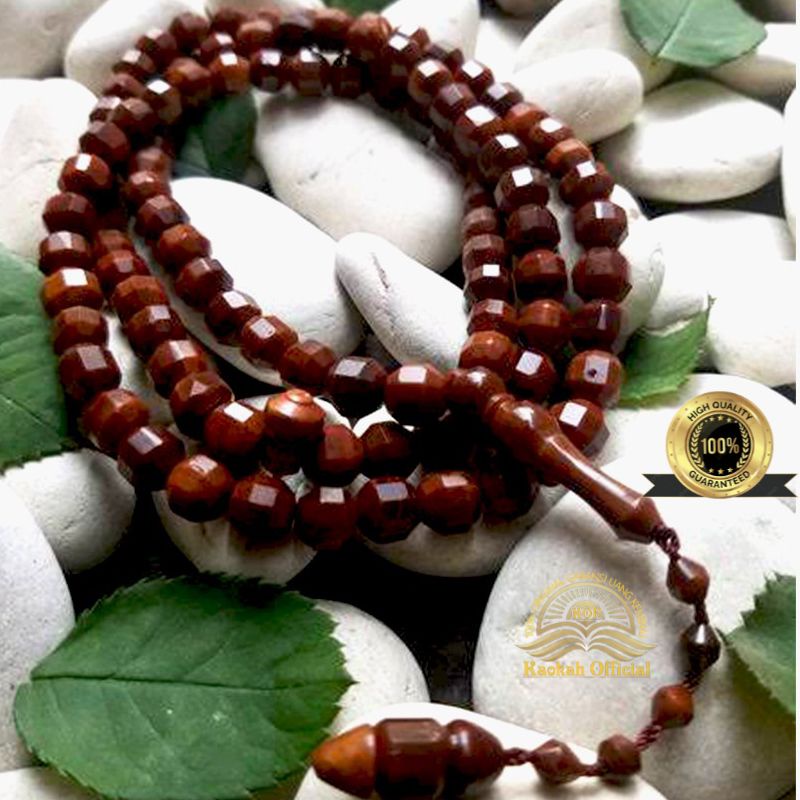 Tasbih Kokka Kaokah BERSERTIFIKAT MOTIF DIAMOND 99 Uk 8mm Kaukah Koka Kaoka Bonus gelang kokka Asli