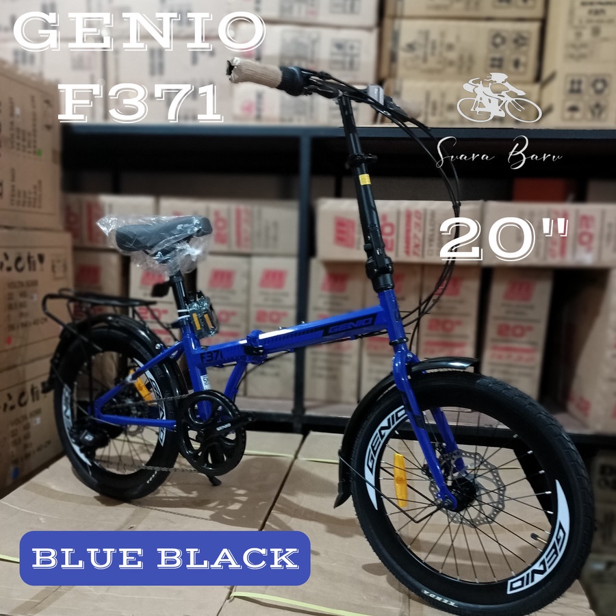 Sepeda Lipat Genio F371 uk 20 inch Folding 7 speed F 371