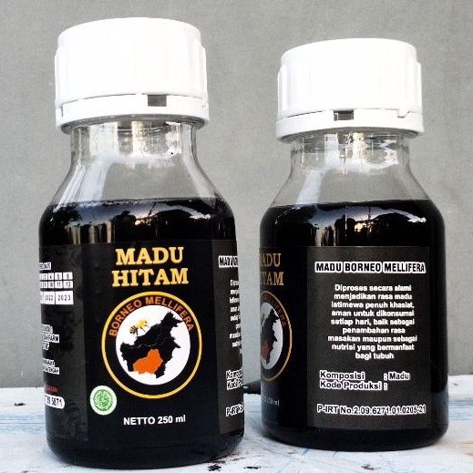 

Madu Hitam Borneo Mellifera 250ml