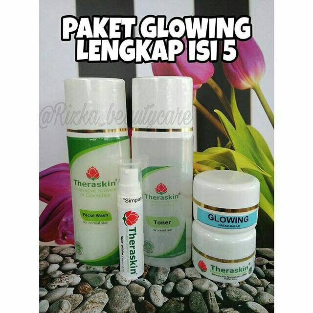 [THERASKIN] PAKET GLOWING LENGKAP + SERUM