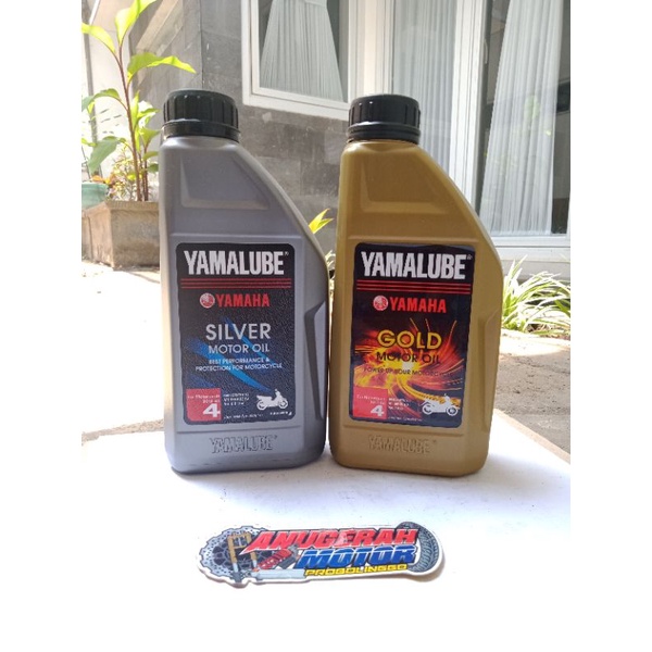 Oli oil Yamalube Silver 0,8ltr dan Oli oil Yamalube Gold 0,8ltr.