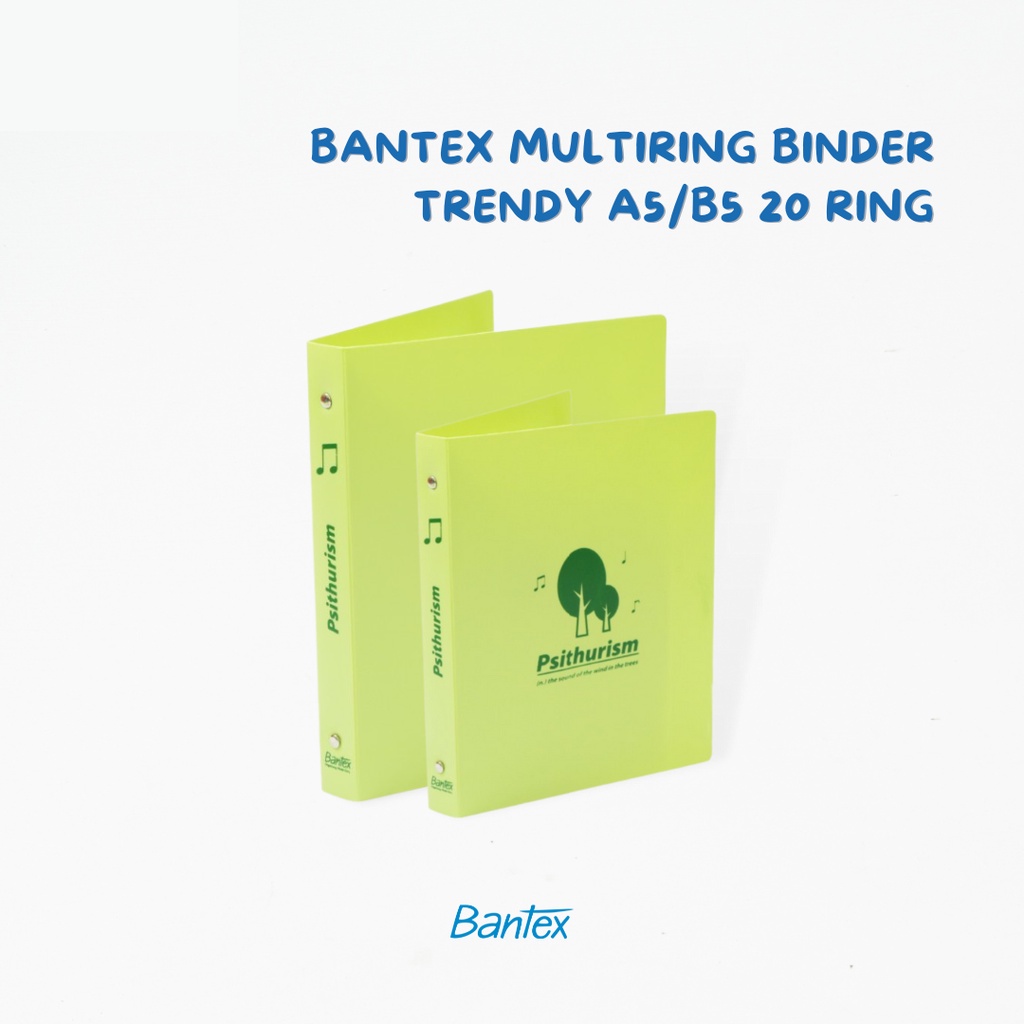 

R2GO - Bantex Multiring Binder Trendy A5/B5 20 Hole - Psithurism #3324/26