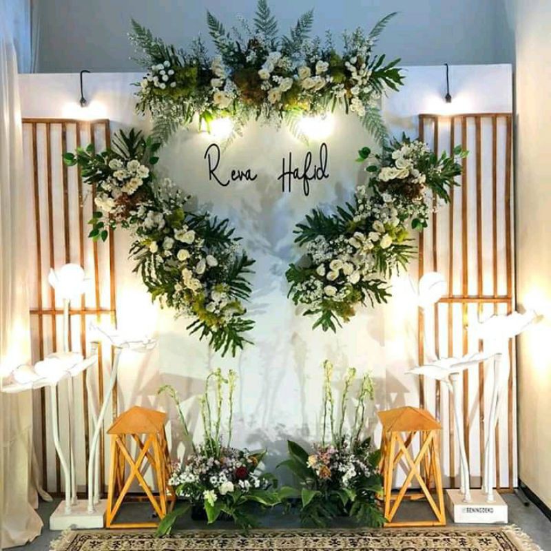 dekorasi akad / dekorasi lamaran / backdrop akad