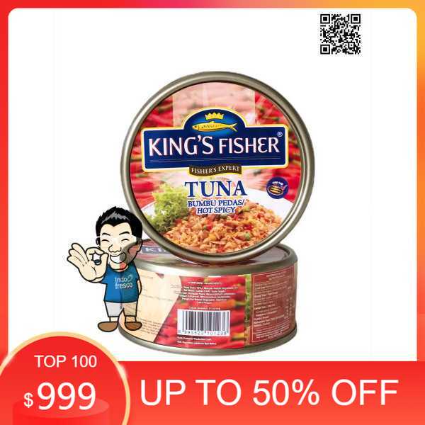 

Terlaris Kings Fisher Tuna In Canned- Daging Tuna Kaleng 170 g