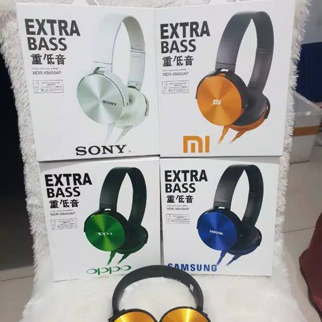 Headset extra bass, headset bando