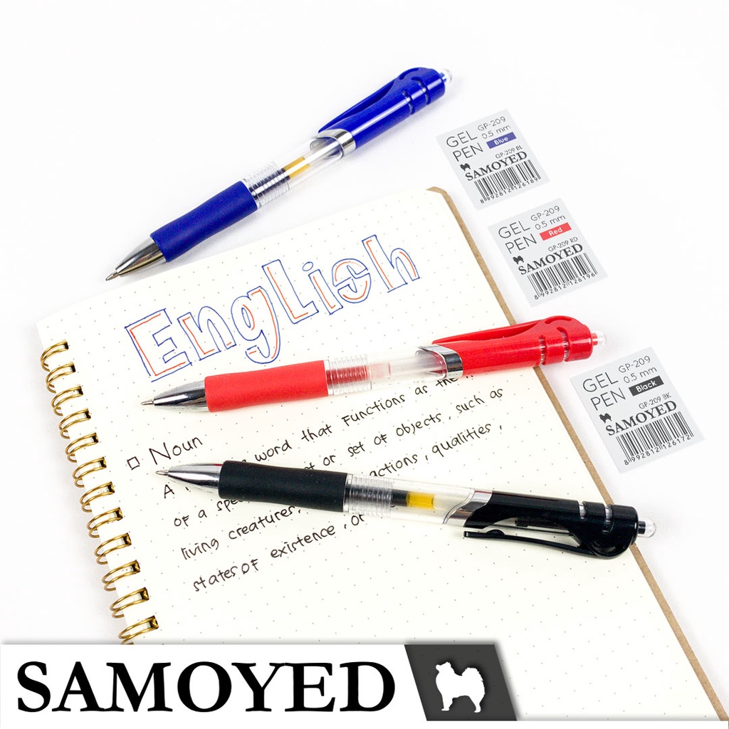 

Pulpen Mekanik / Cetek / Retractable Gel Pen Samoyed GP-209