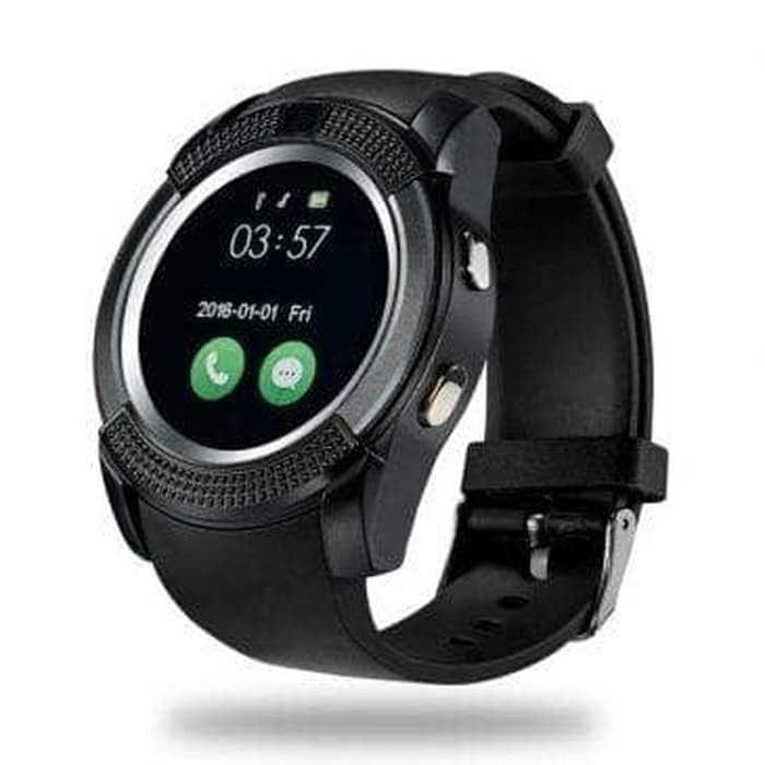 Produk V8 Smartwatch Bluetooth Android V8 Camera Support Tf Sim Card Hemat