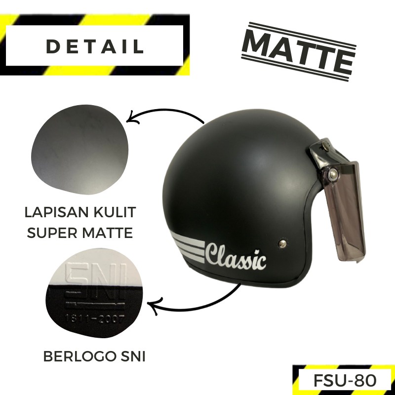 HELM BOGO CLASSIC DEWASA SNI FSU-80