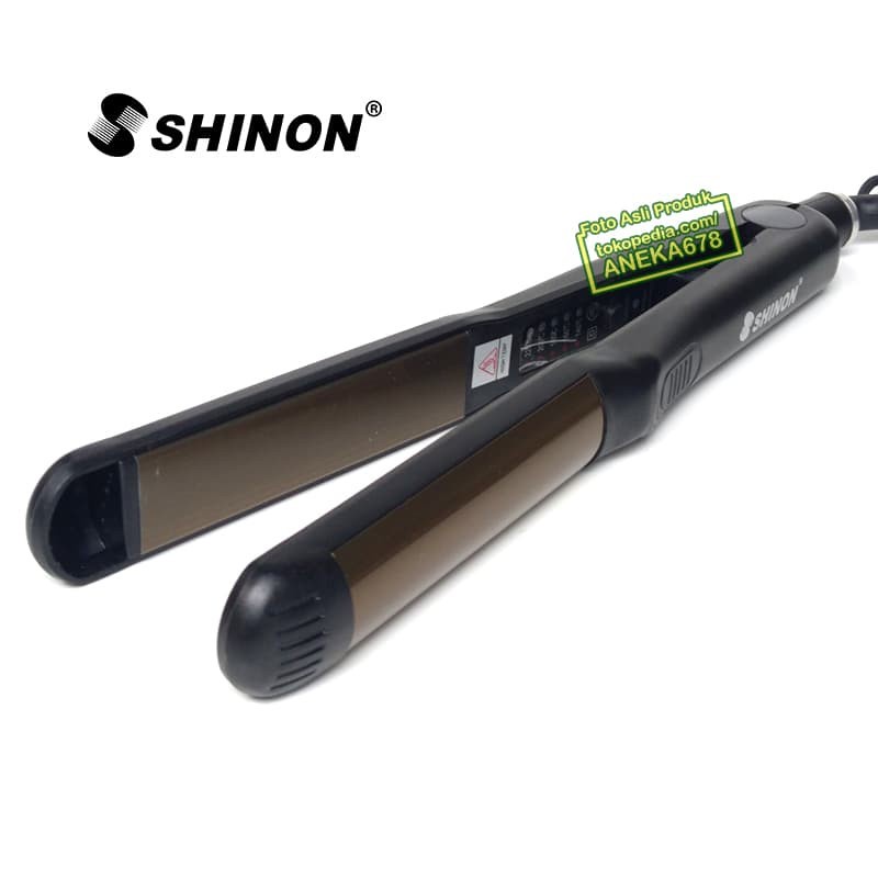 SHINON SH 523A LURUS ALAT CATOK RAMBUT CATOKAN CURLY 523 KERITING