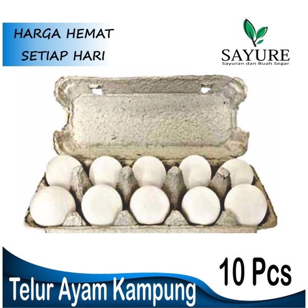 

TELUR AYAM KAMPUNG 10 PCS