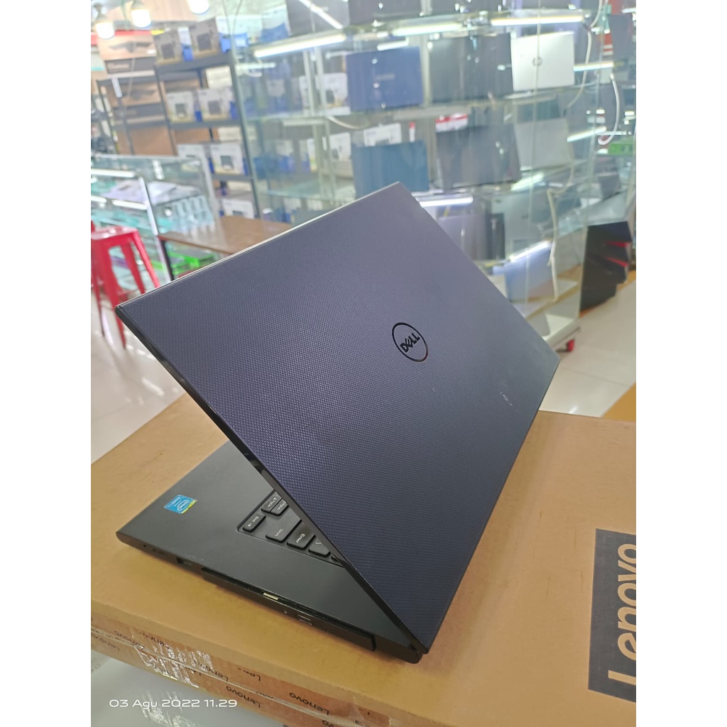 laptop Leptop Seken Second Bekas  DE  inspiron 14 core i3 ram 4gb 14 inc ssd 128 murah bagus zoom siap pakai