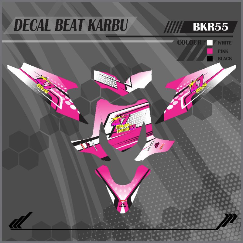 decal beat karbu pink 55