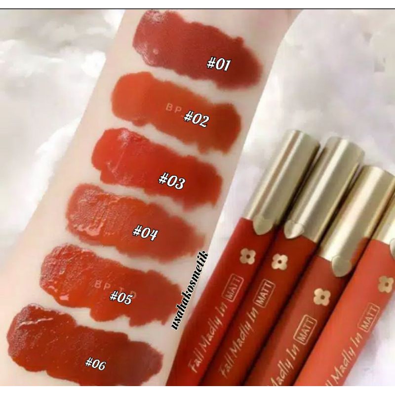 LIP GLOSS MATTE WATERPROOF MADLY LOVE  | SWEET LIP GLOSS KISS BEAUTY NO 70455 | 70216-03