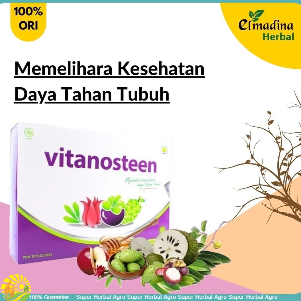 

Sedia VITANOSTEEN 20sc - DAYA TAHAN TUBUH/DARAH TINGGI/METABOLISME