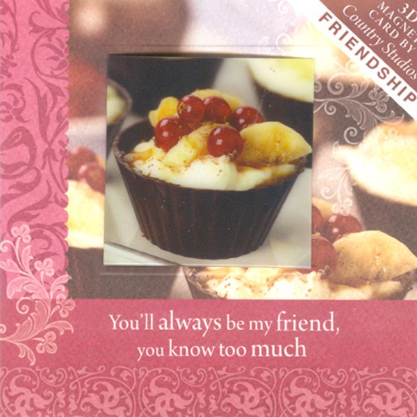 

3D Card With Magnet Card Gambar Cake