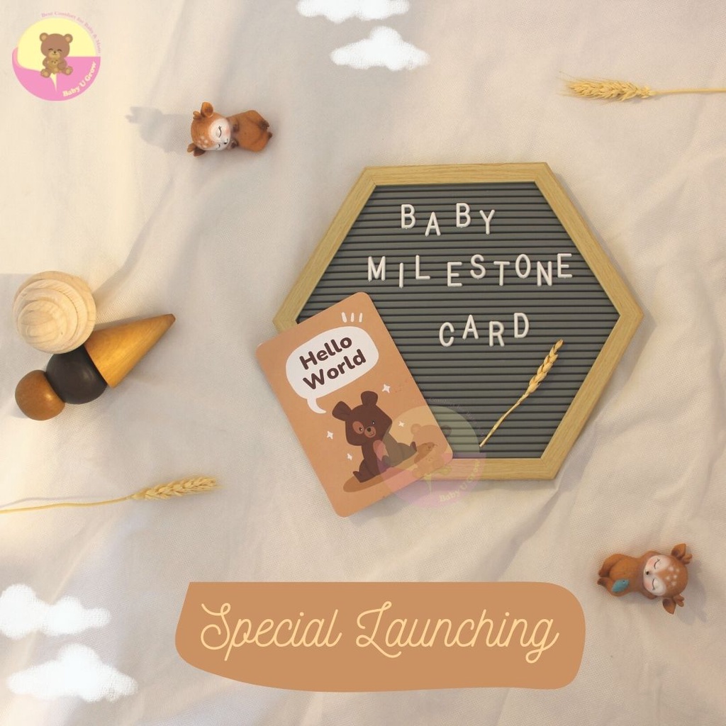 [EXCLUSIVE CARD] Baby Milestone Card Series | Kartu Foto Tumbuh Kembang Bayi - Exclusive Design-4