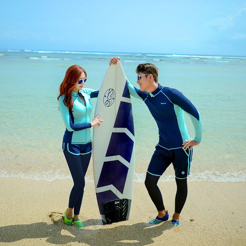 9041 Rashguards Swim Men Women Beachwear Surf Snorkeling Sports Couple