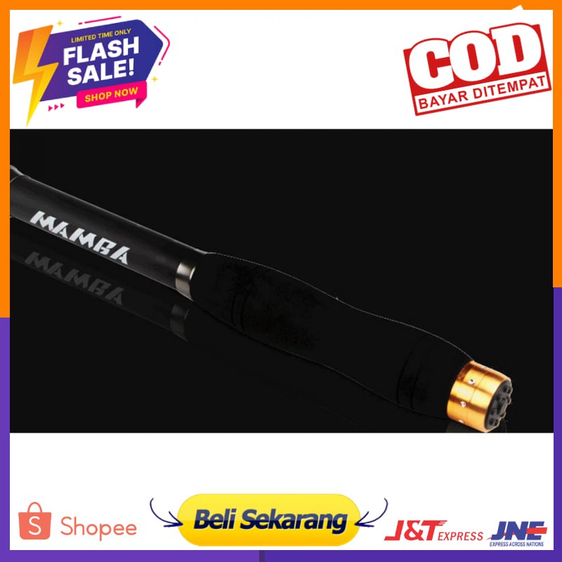 Mamba Joran Pancing Carbon Murah Antena Fiber Sea Fishing Rod Kuat